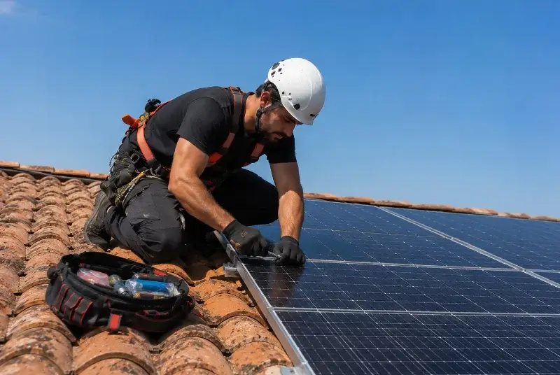 Maintenance et monitoring de panneaux solaires à Gaujacq