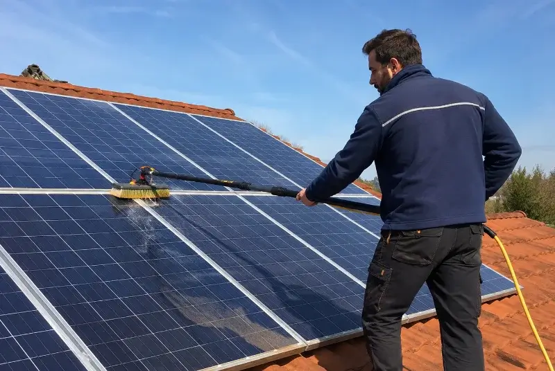 Nettoyage et entretien de panneaux solaires à Gaujacq